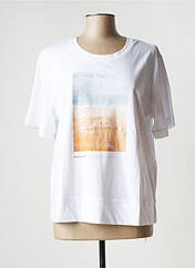 T-shirt blanc TAIFUN pour femme seconde vue