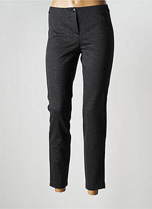 Pantalon chino fermeture zippée sous rabat boutonné taille normale gris GERRY WEBER femme