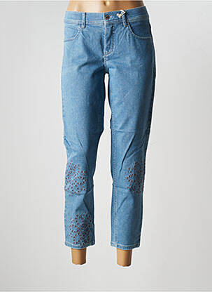 Jeans coupe slim bleu TAIFUN pour femme