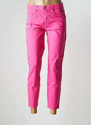 Pantalon 7/8 stretch taille normale rose BRAX femme