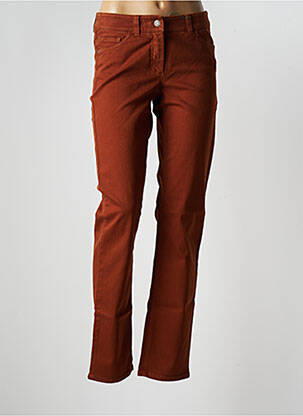 Pantalon slim stretch taille normale marron GERRY WEBER femme