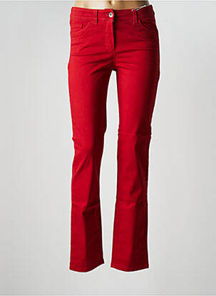 Pantalon slim stretch taille normale rouge GERRY WEBER femme