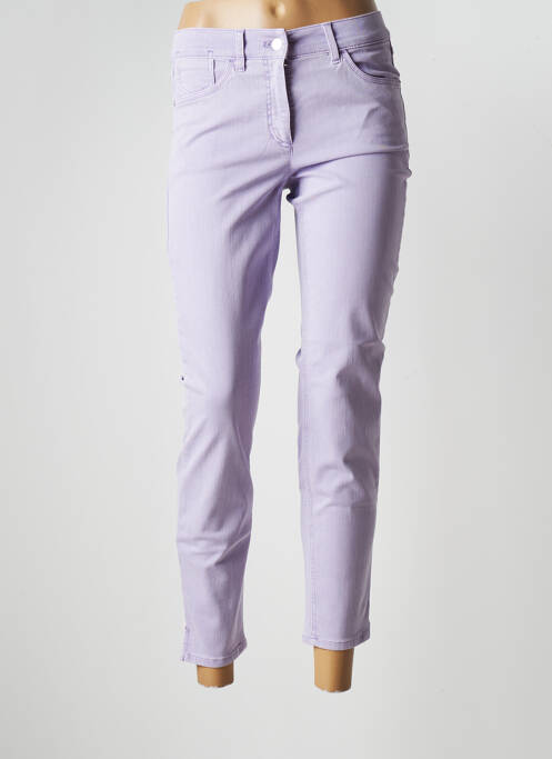 Pantalon 7/8 violet GERRY WEBER pour femme