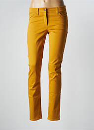 Pantalon slim stretch taille normale jaune GERRY WEBER femme