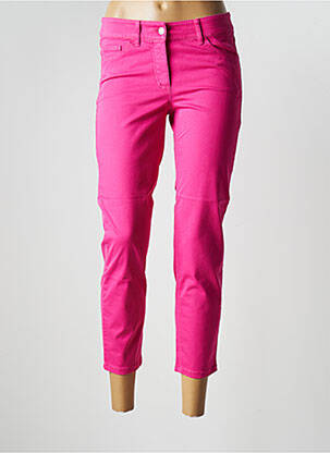 Pantalon 7/8 fermeture zippée sous rabat boutonné taille normale rose GERRY WEBER femme