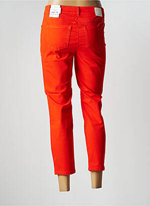 Pantalon 7/8 fermeture zippée sous rabat boutonné taille normale orange GERRY WEBER femme