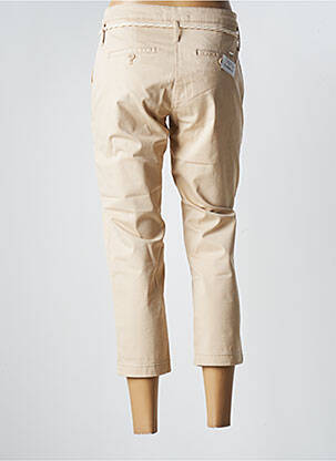 Pantacourt stretch taille normale beige BRAX femme