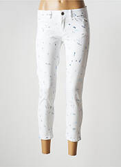 Jeans coupe slim blanc TAIFUN pour femme seconde vue