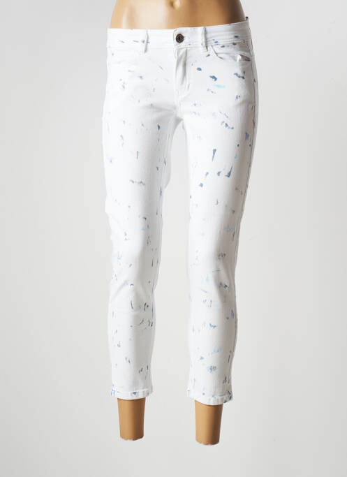 Jeans coupe slim blanc TAIFUN pour femme