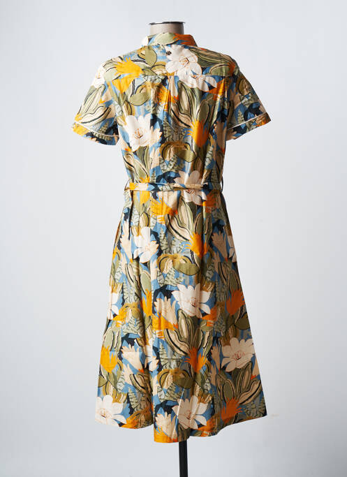 Robe mi-longue vert LE PETIT BAIGNEUR femme