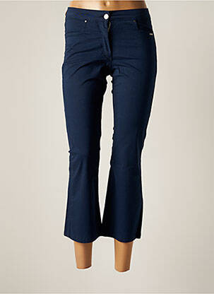 Pantacourt taille normale taille normale bleu PAUL BRIAL femme