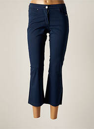 Pantacourt taille normale taille normale bleu PAUL BRIAL femme