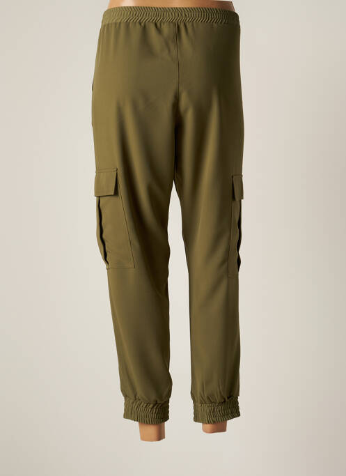 Pantalon cargo taille élastique taille normale vert SEE THE MOON femme