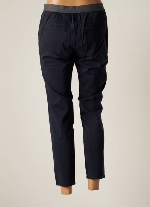 Pantalon chino bleu RIVIERES DE LUNE pour femme