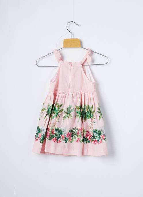 Robe mi-longue rose MAYORAL pour fille