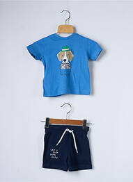 Ensemble short finition revers bleu MAYORAL garcon