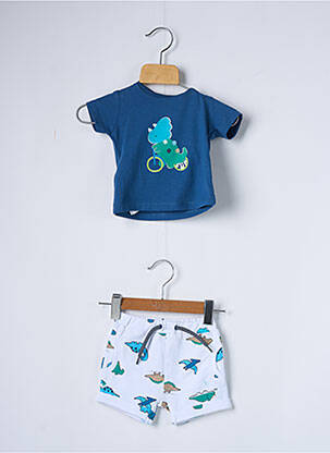 Ensemble short tissage jersey bleu MAYORAL garcon