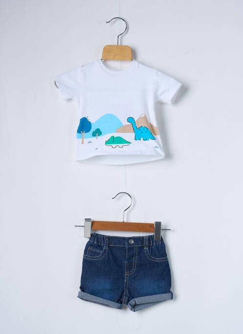 Ensemble short tissage jersey bleu MAYORAL garcon