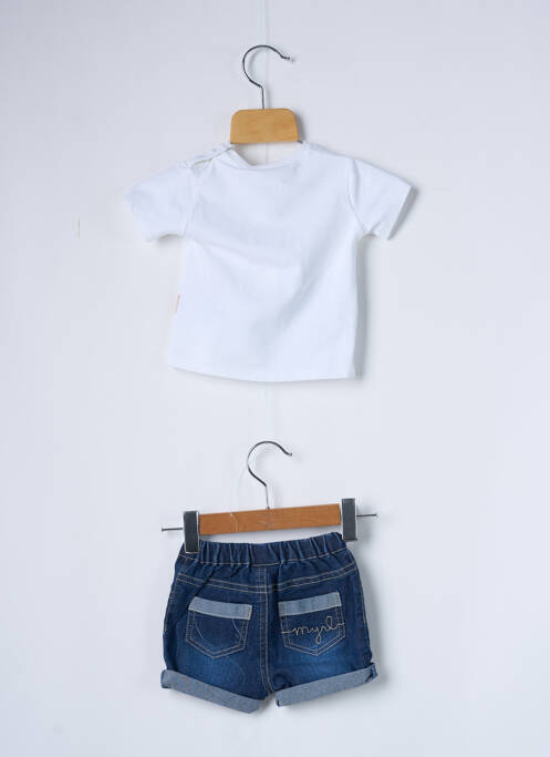 Ensemble short tissage jersey bleu MAYORAL garcon