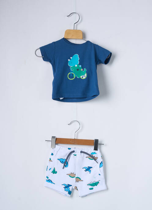 Ensemble short tissage jersey bleu MAYORAL garcon