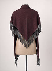 Poncho violet UVERNY pour femme seconde vue