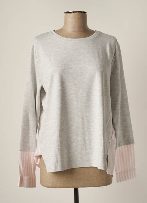 Sweat-shirt gris BETTY & CO pour femme