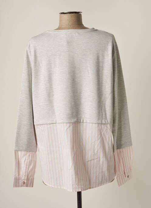 Sweat-shirt gris BETTY & CO pour femme