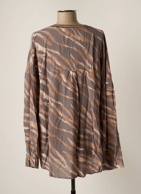 Tunique manches longues marron BETTY BARCLAY pour femme