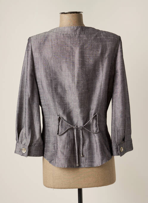 Veste casual gris CHRISTINE LAURE pour femme