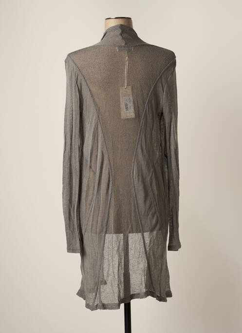 Gilet manches longues gris CRISTINA GAVIOLI pour femme