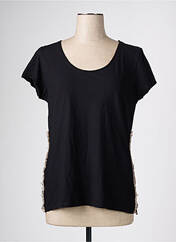 T-shirt noir LAUREN VIDAL pour femme seconde vue