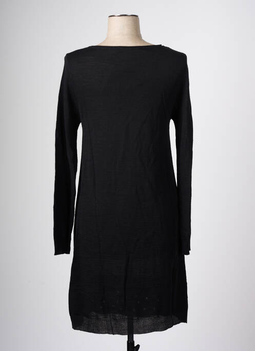Robe mi-longue noir LAUREN VIDAL pour femme