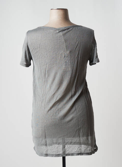 Pull tunique gris CRISTINA GAVIOLI pour femme