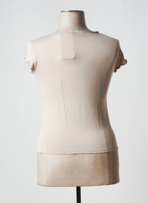 Top beige O.K.S pour femme