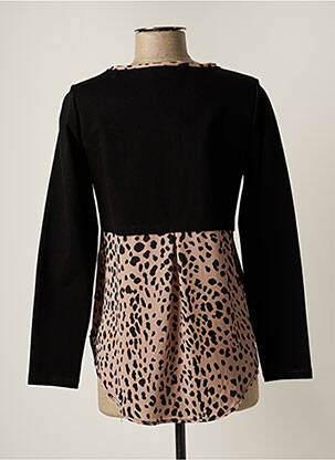 Top stretch manches longues noir ORTO BOTANICO femme