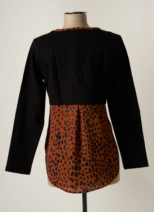 Top noir ORTO BOTANICO pour femme