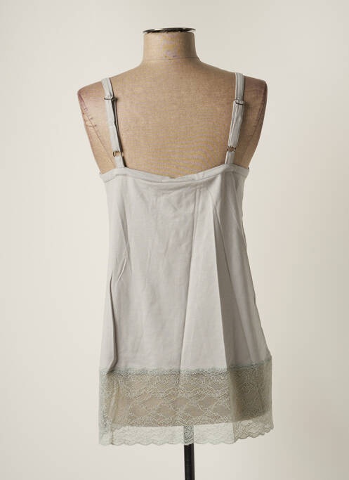 Tunique manches longues gris LAUREN VIDAL femme