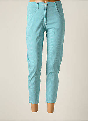 Pantalon 7/8 taille haute taille haute vert EAST DRIVE femme