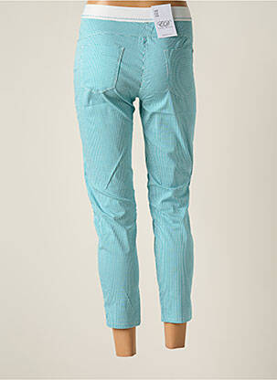 Pantalon 7/8 taille haute taille haute vert EAST DRIVE femme