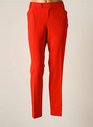 Pantalon droit rouge DIAMBRE pour femme