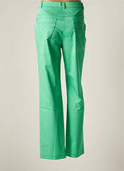 Pantalon droit vert O.K.S pour femme seconde vue