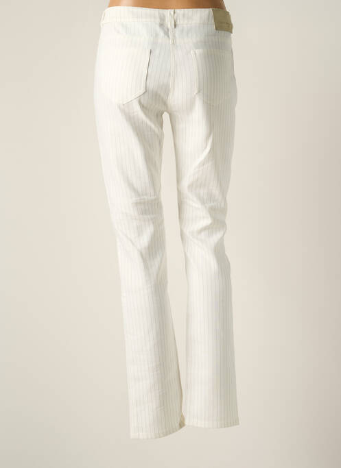Pantalon droit blanc LAUREN VIDAL pour femme