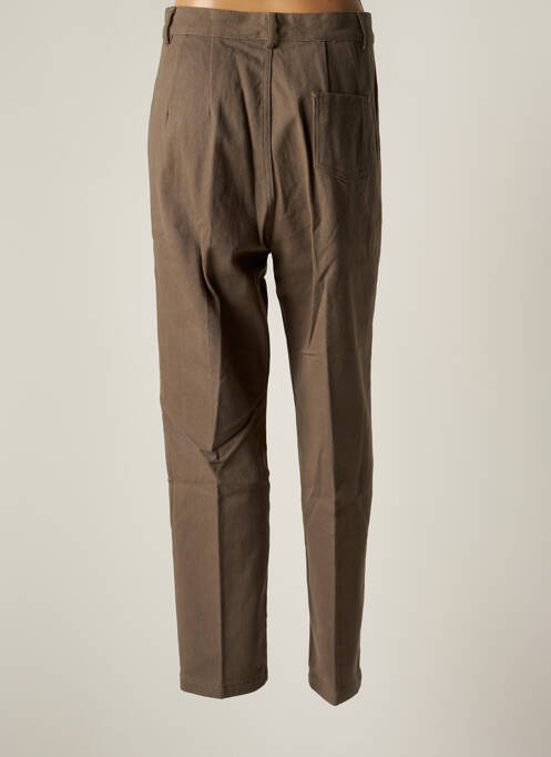Pantalon droit marron GRACE & MILA pour femme