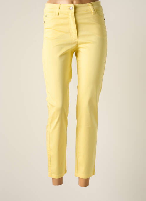 Pantalon slim jaune OLSEN pour femme