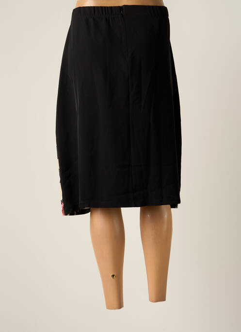 Jupe mi-longue noir FRED SABATIER pour femme