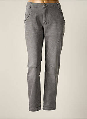 Jeans coupe droite gris BETTY & CO pour femme