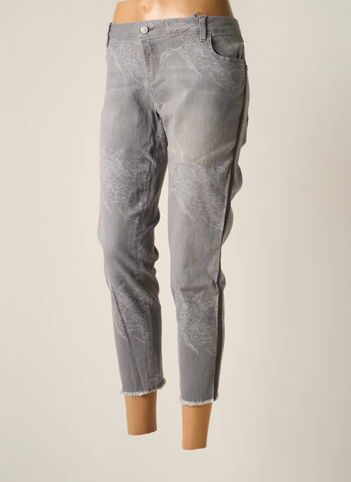 Jeans coupe slim gris BETTY & CO pour femme
