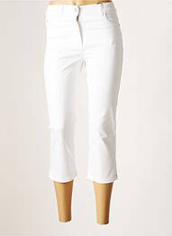 Pantacourt taille haute taille haute blanc OLSEN femme
