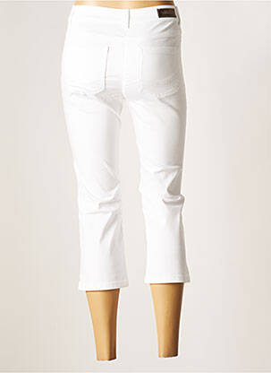 Pantacourt taille haute taille haute blanc OLSEN femme