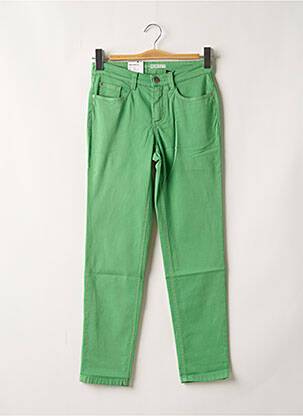 Pantalon 7/8 stretch taille normale vert STARK femme